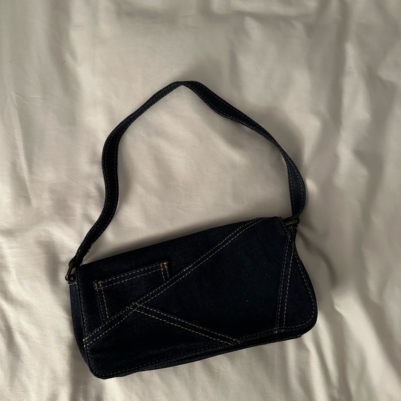 Lightly Worn Denim Handbag - Picture 1 of 1
